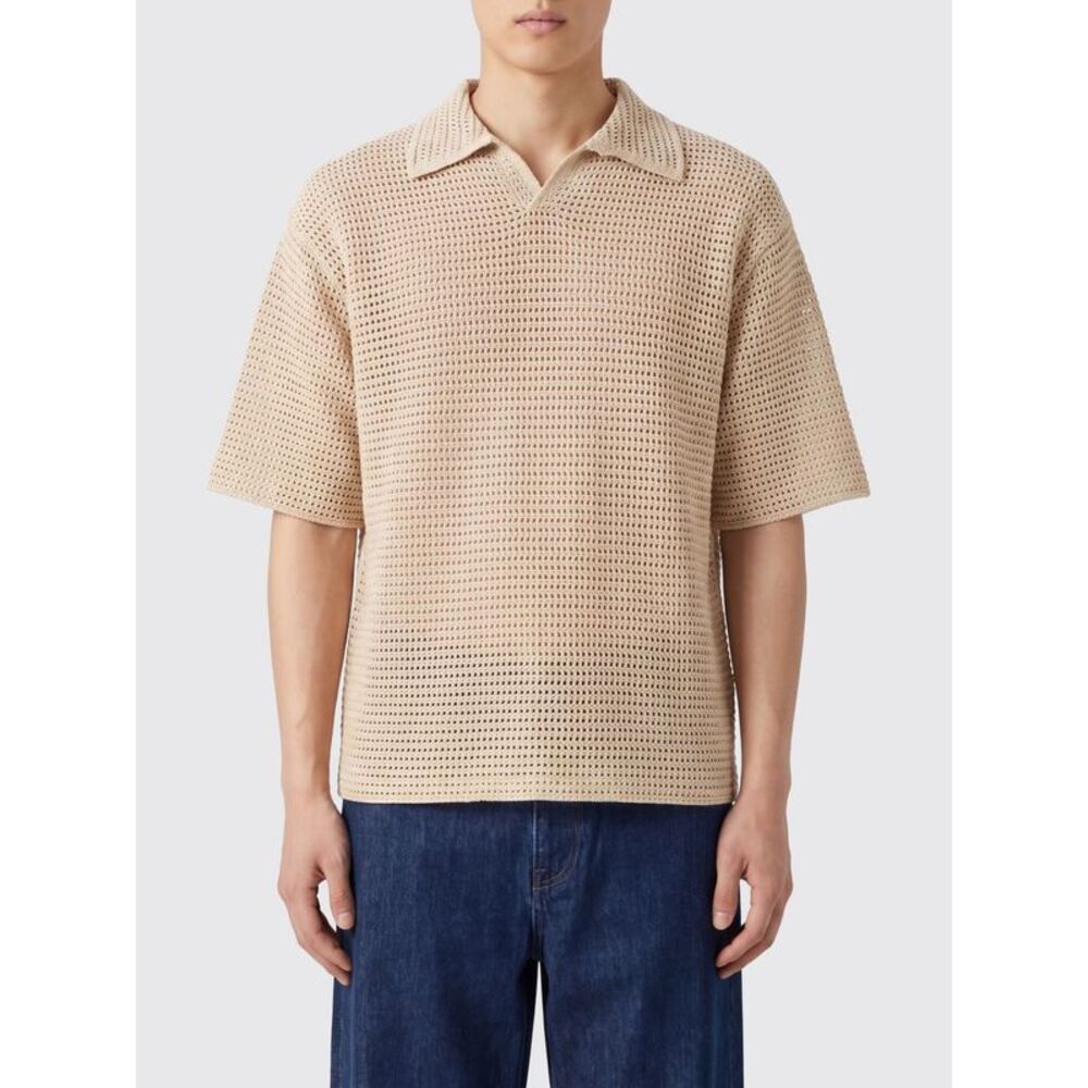Auralee Polo Shirt Men Ivory